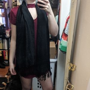 Pashmina black scarf